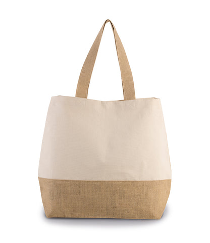 Kimood Canvas & Jute Shopper