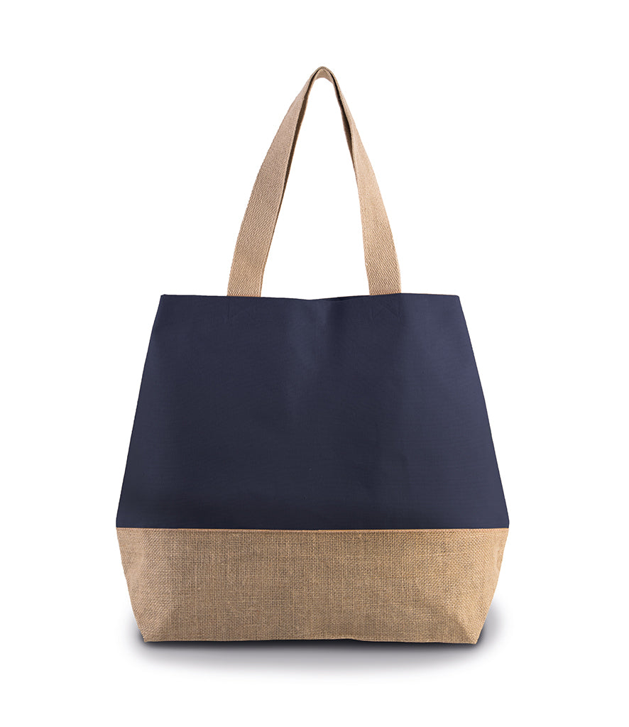 Kimood Canvas & Jute Shopper