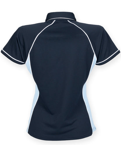 Finden + Hales Ladies Performance Piped Polo Shirt
