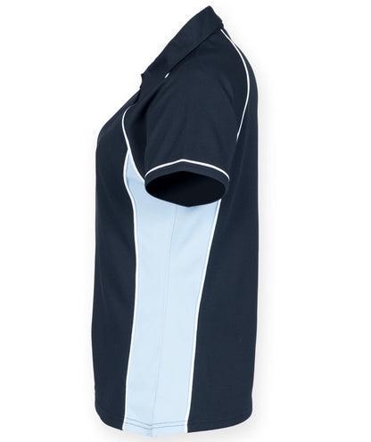Finden + Hales Ladies Performance Piped Polo Shirt