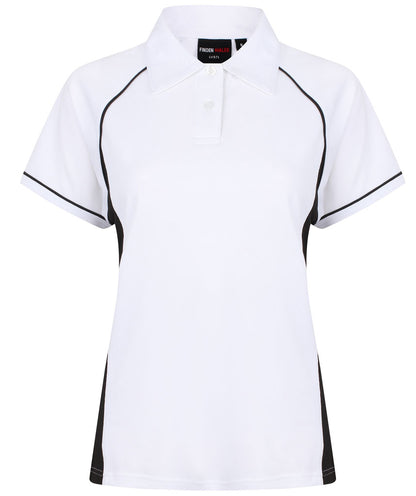Finden + Hales Ladies Performance Piped Polo Shirt