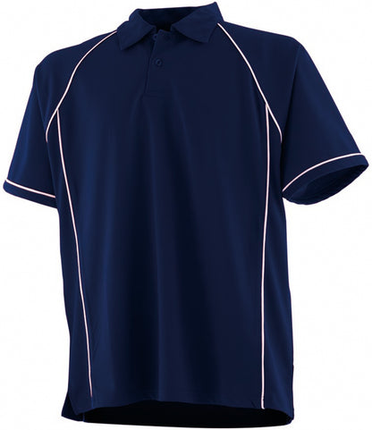 Finden + Hales Kids Performance Piped Polo Shirt