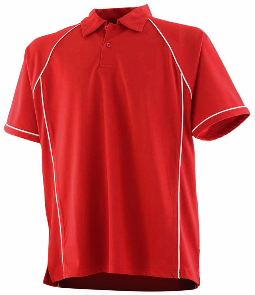 Finden + Hales Kids Performance Piped Polo Shirt