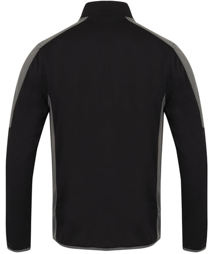 Finden + Hales Contrast Zip Neck Midlayer Top