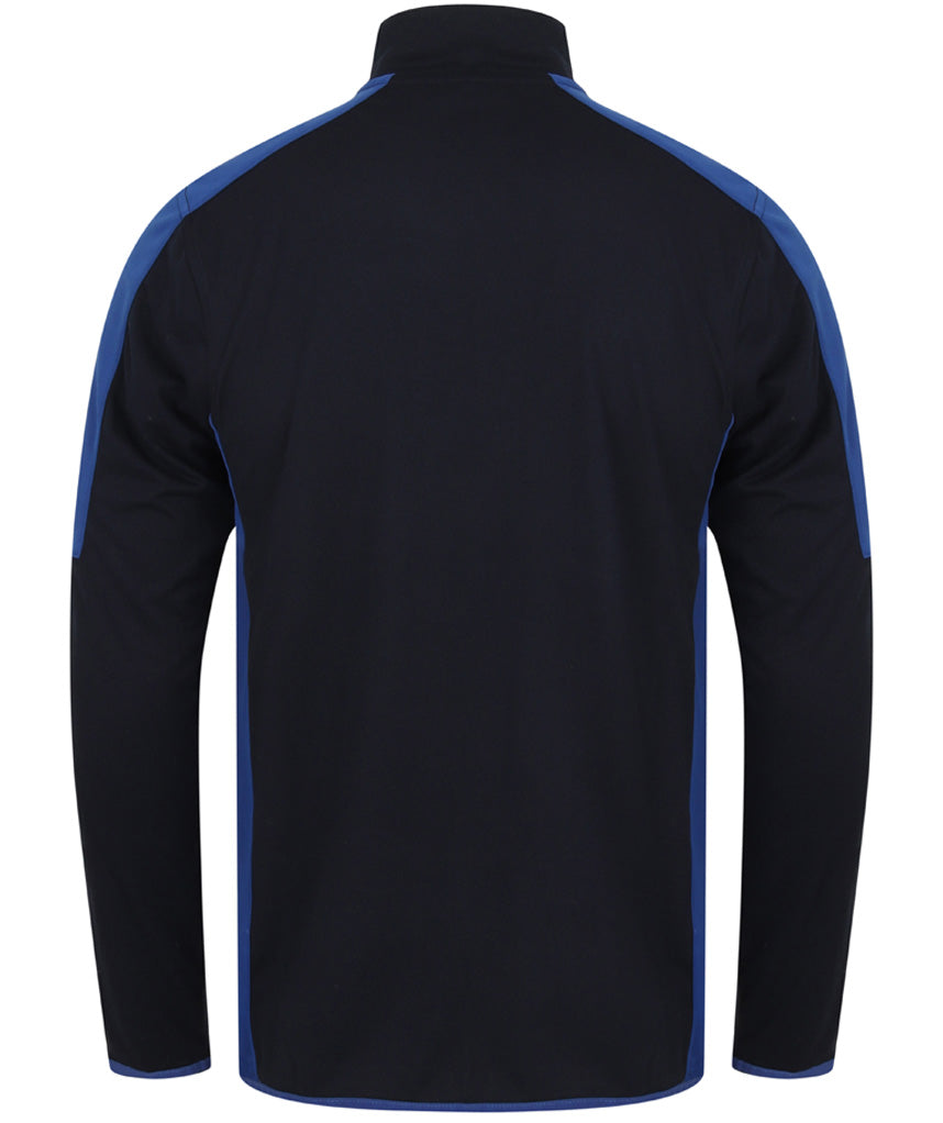 Finden + Hales Contrast Zip Neck Midlayer Top