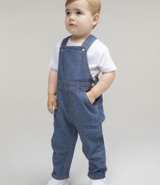 Larkwood Kids Denim Dungarees