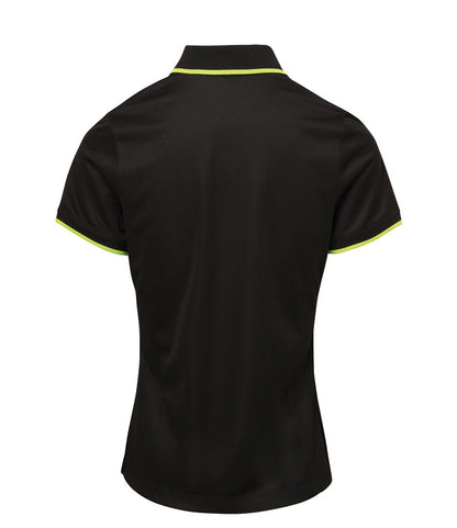 Premier Ladies Contrast Coolchecker® Piqué Polo Shirt