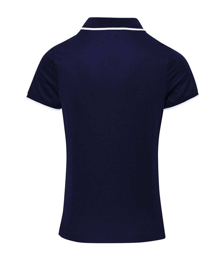 Premier Ladies Contrast Coolchecker® Piqué Polo Shirt
