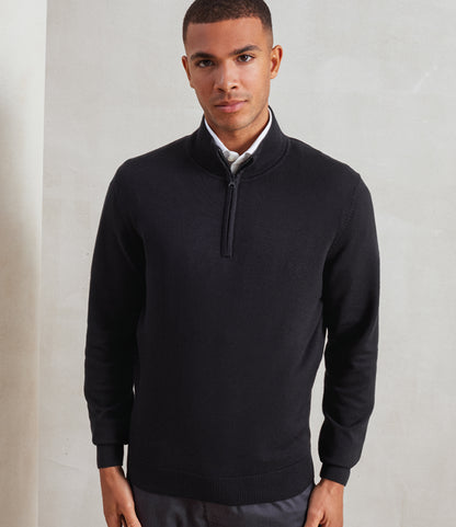 Premier Zip Neck Sweater