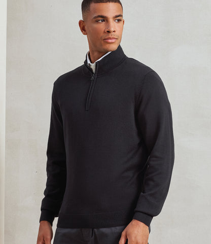 Premier Zip Neck Sweater