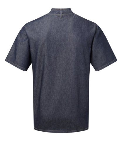 Premier Short Sleeve Zipped Chef's Jacket