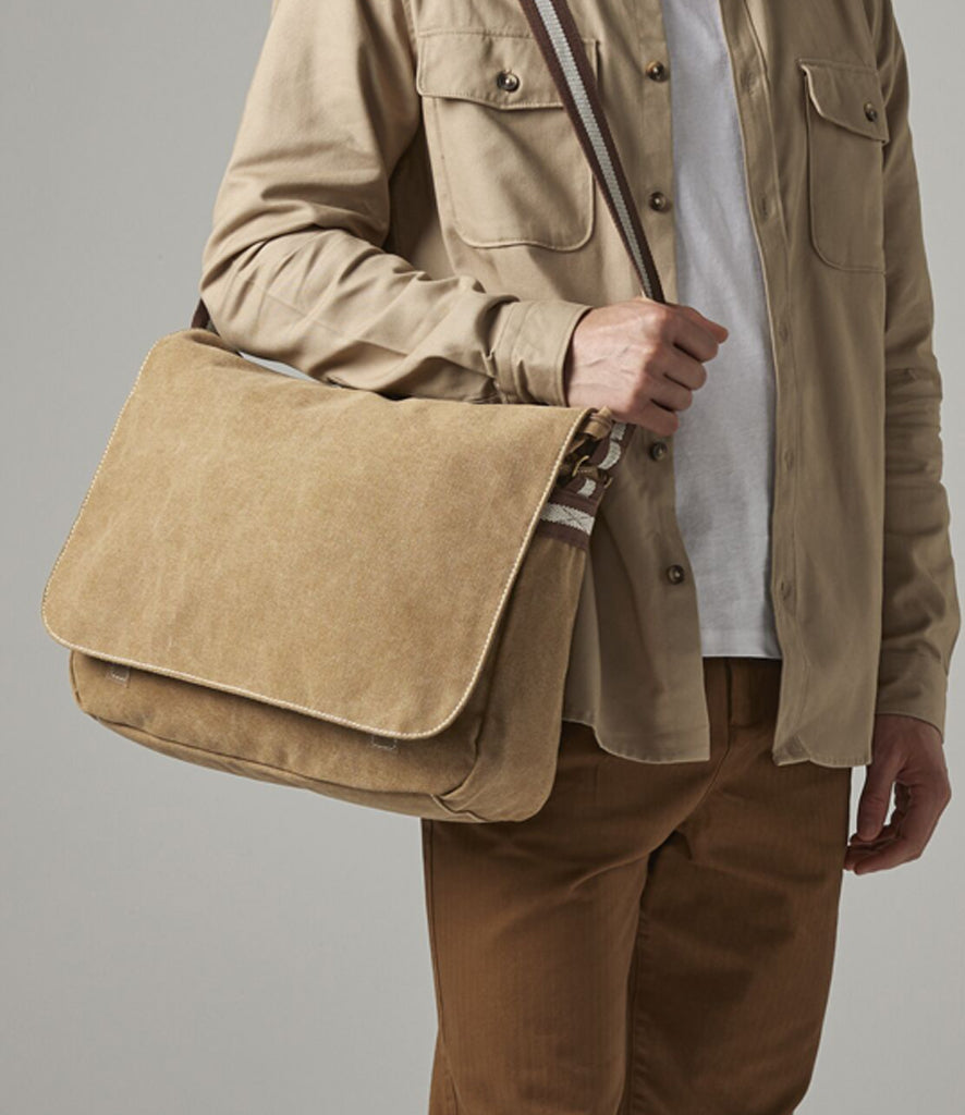 Quadra Vintage Canvas Despatch Bag