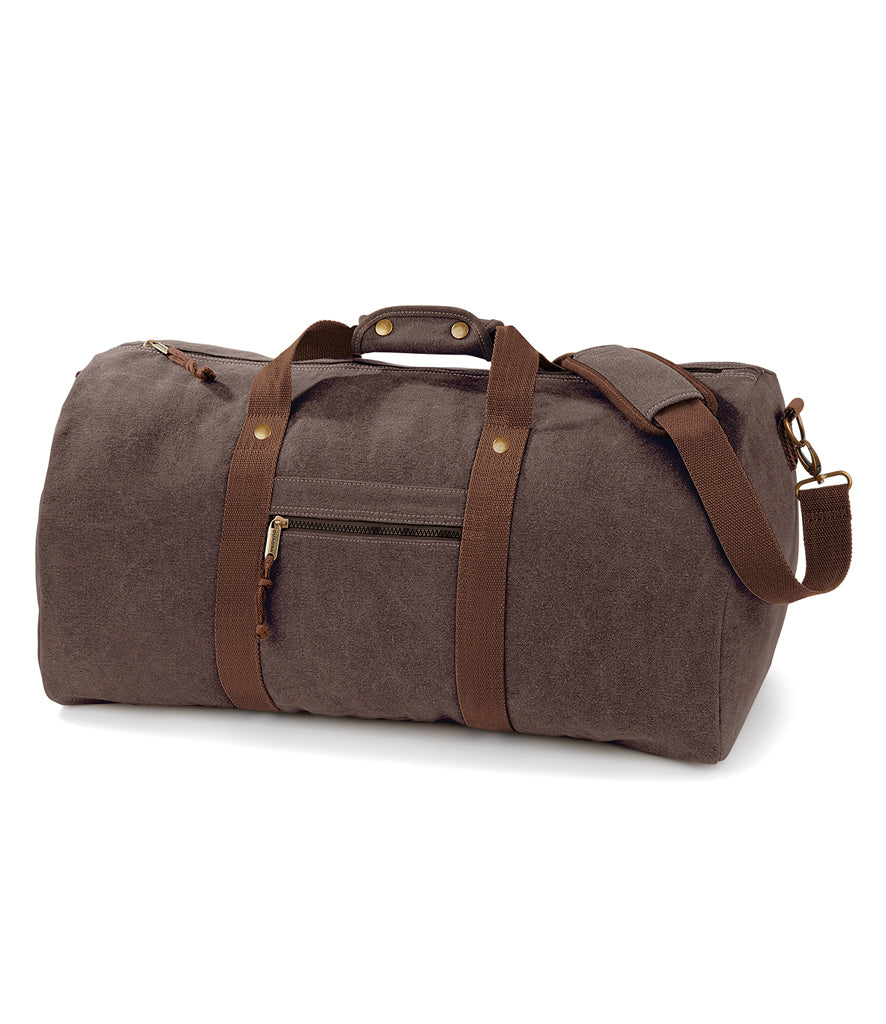 Quadra Vintage Canvas Holdall