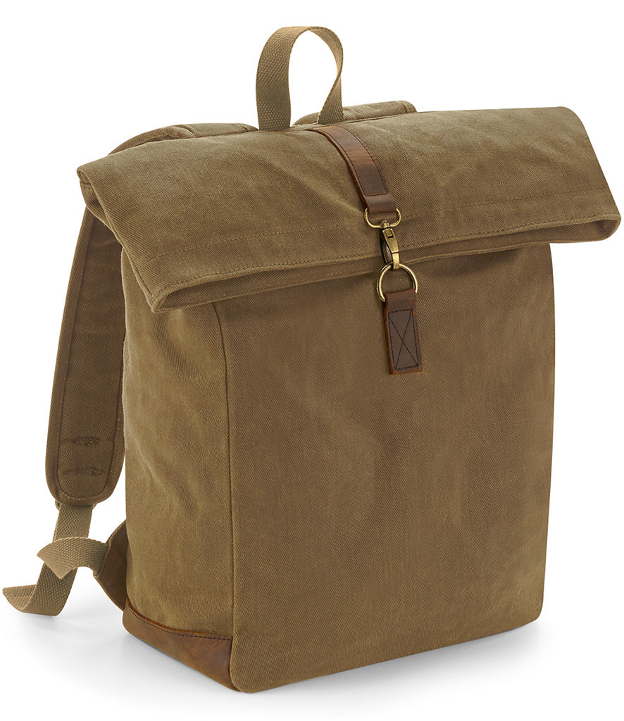 Quadra Heritage Waxed Canvas Backpack