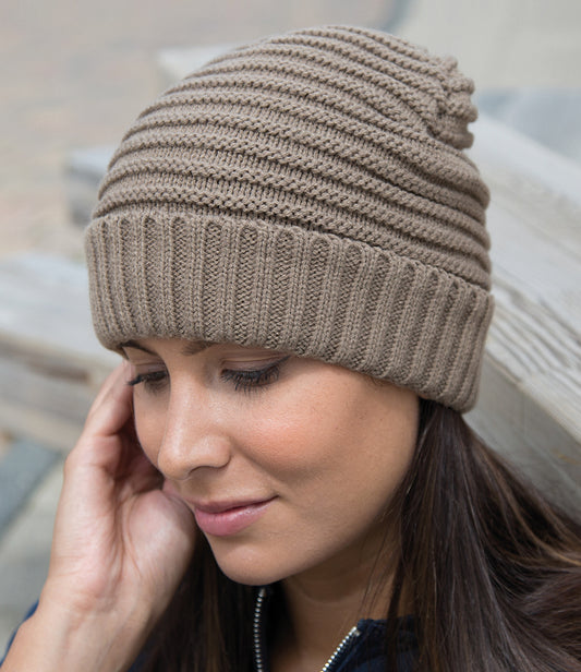 Result Braided Fleece Lined Hat