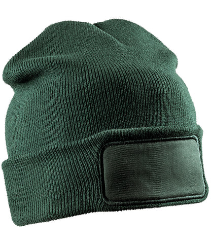 Result Genuine Recycled Double Knit Printers Beanie