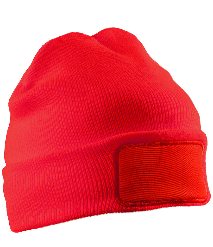 Result Genuine Recycled Double Knit Printers Beanie