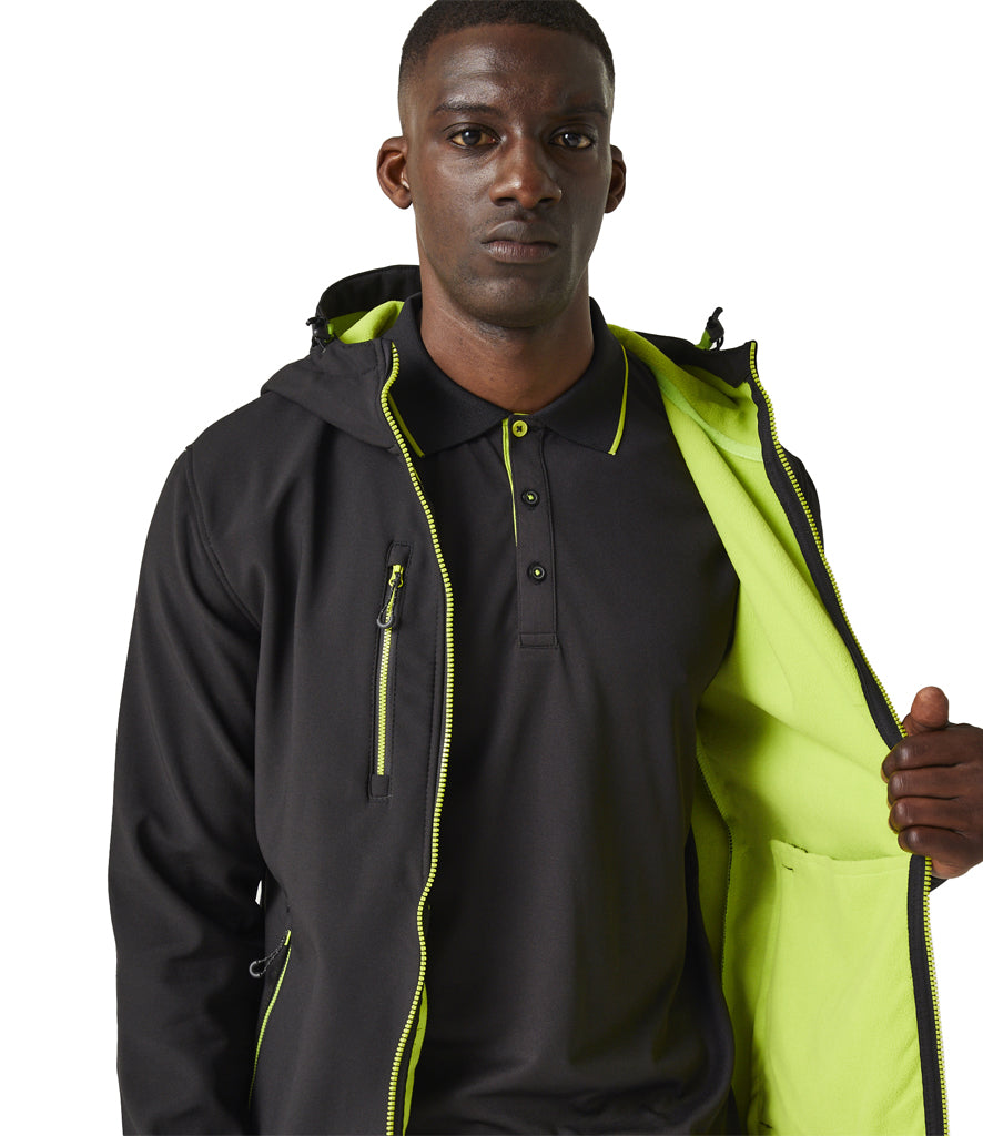 Regatta Navigate Two Layer Hooded Soft Shell Jacket