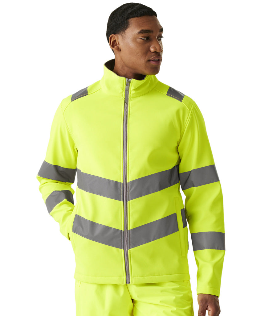 Regatta High Visibility Pro Contract Ablaze Soft Shell Jacket