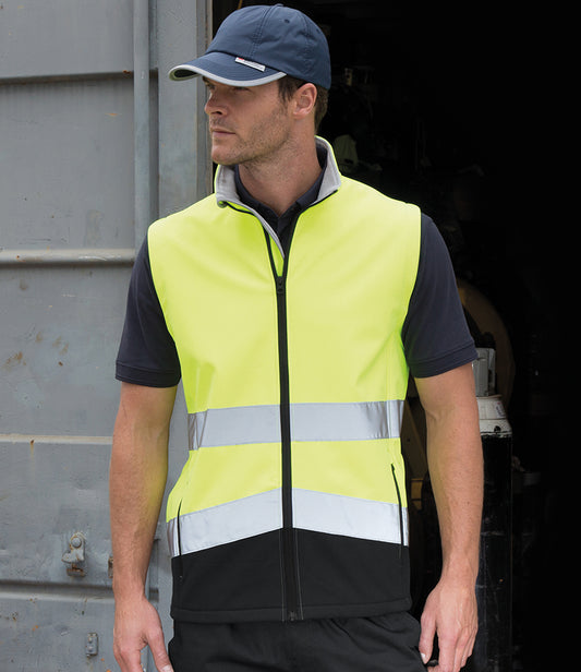 Result Safe-Guard Printable Safety Soft Shell Gilet