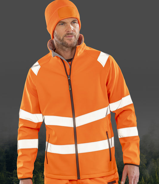 Result Genuine Recycled Printable Safety Soft Shell Jacket