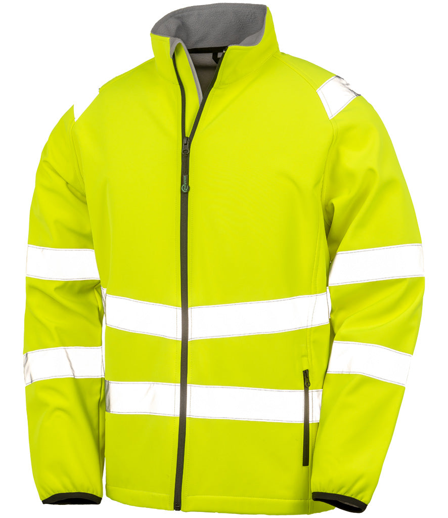 Result Genuine Recycled Printable Safety Soft Shell Jacket