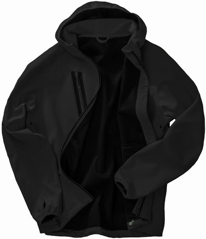 Result Recycled Three Layer Printable Hooded Soft Shell Jacket