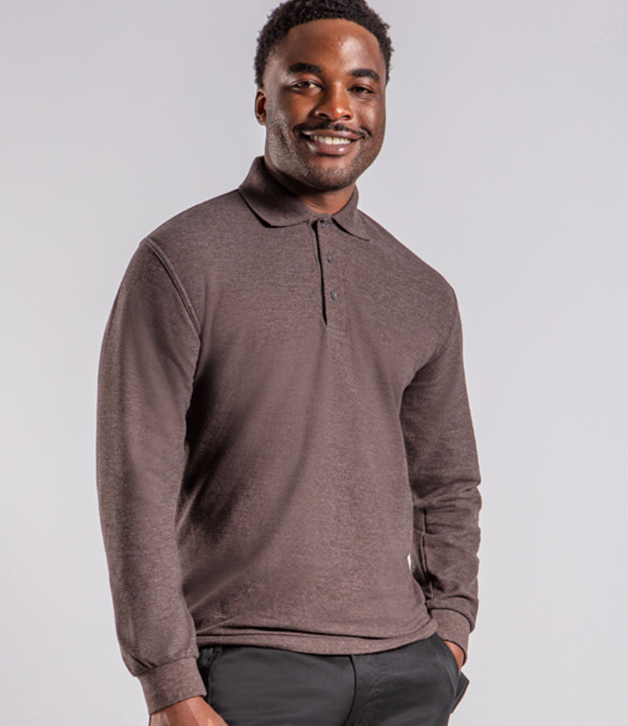 Pro RTX Pro Long Sleeve PiquÃ© Polo Shirt