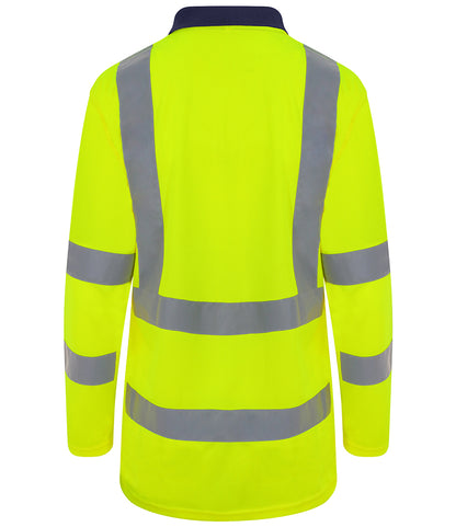 Pro RTX High Visibility Long Sleeve Polo Shirt