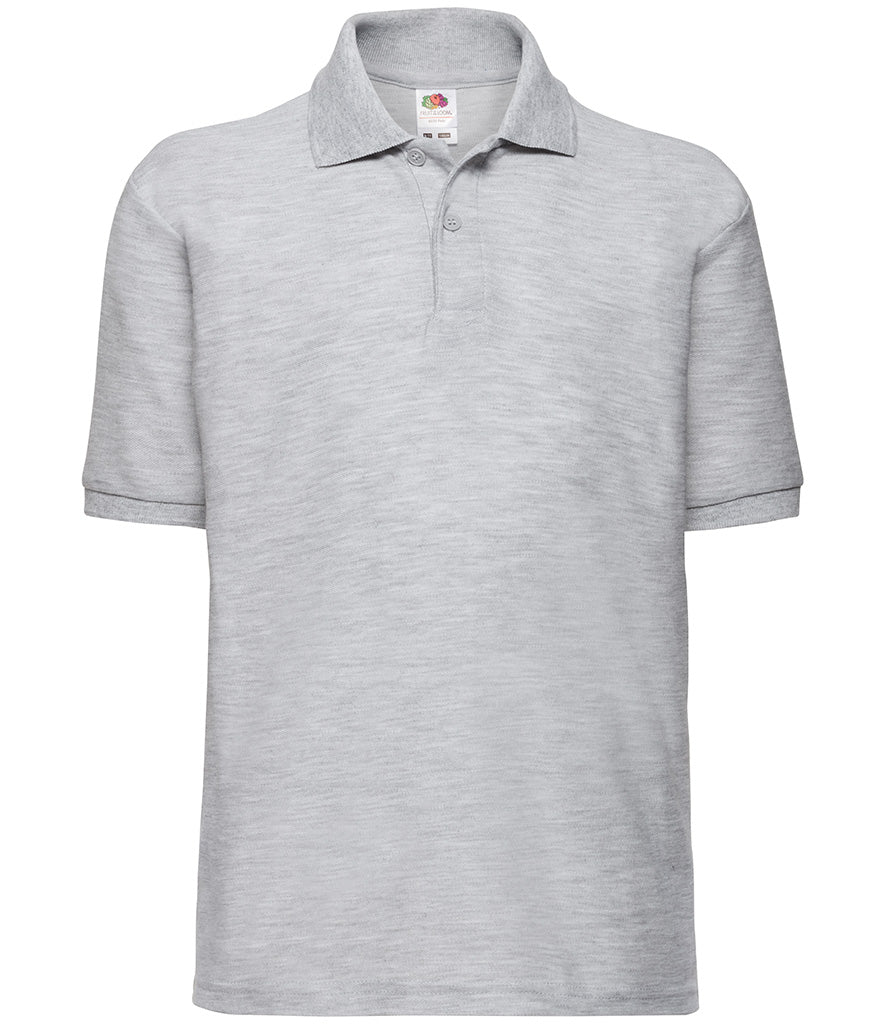 Fruit of the Loom Kids Poly/Cotton Piqué Polo Shirt