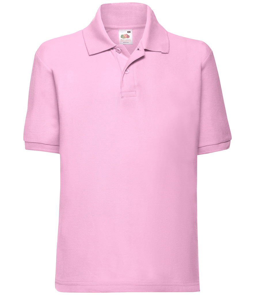 Fruit of the Loom Kids Poly/Cotton Piqué Polo Shirt