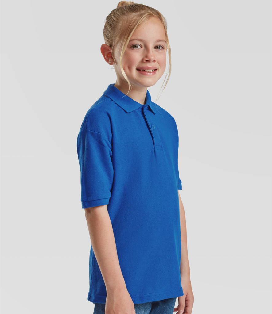 Fruit of the Loom Kids Poly/Cotton Piqué Polo Shirt