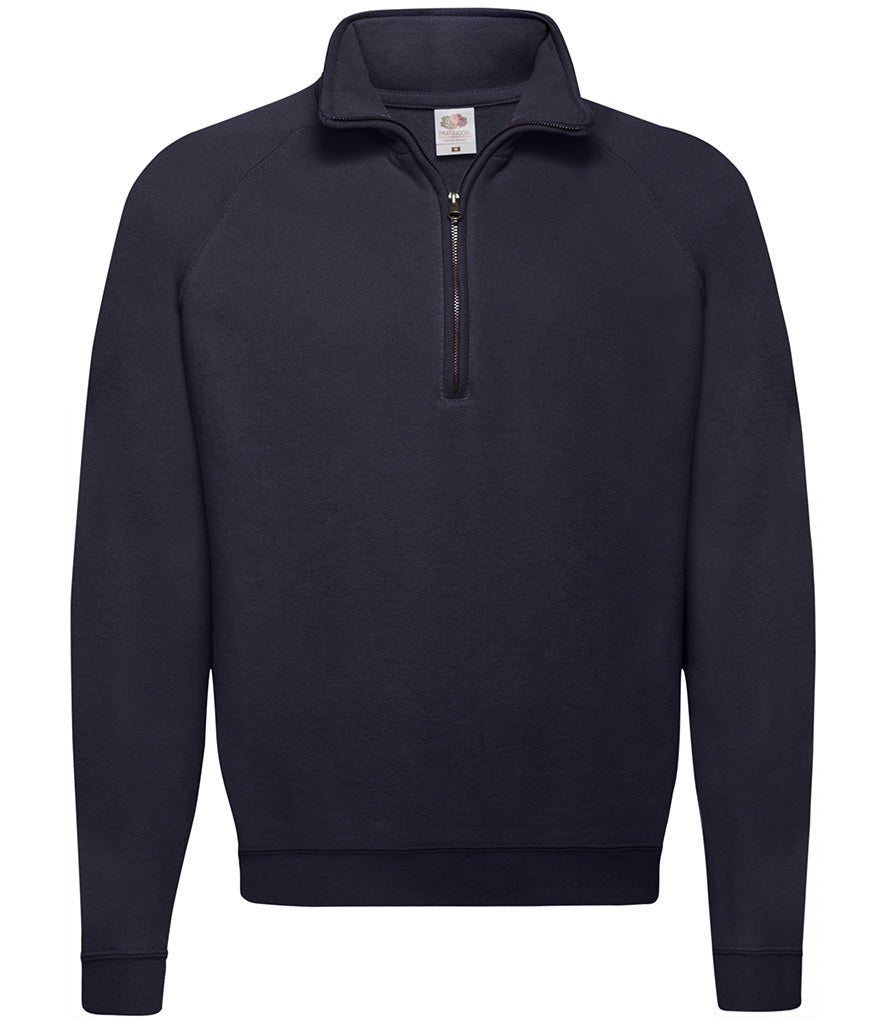 Fruit of the Loom Classic Zip Neck Sweatshirt