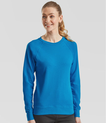 Fruit of the Loom Lady Fit Lightweight Raglan Sweatshirt