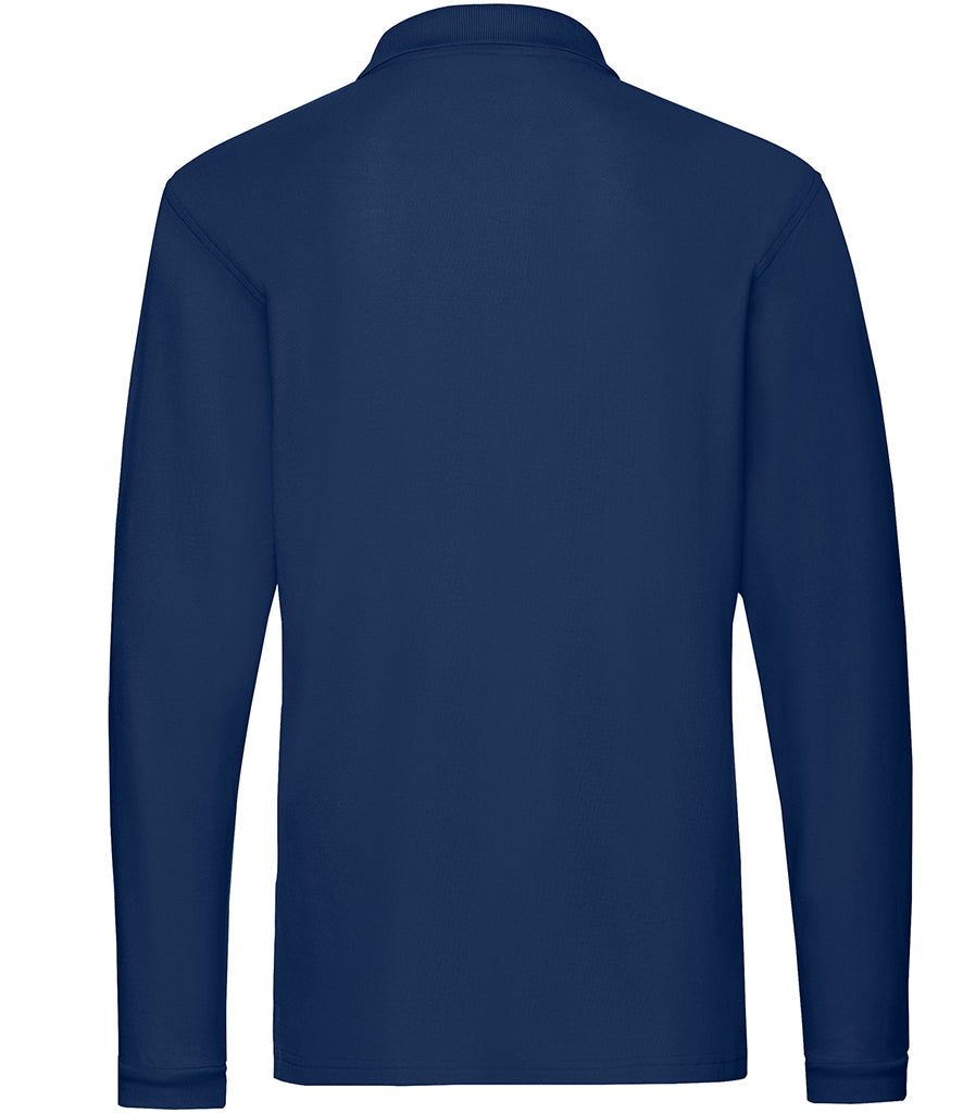 Fruit of the Loom Premium Long Sleeve Cotton PiquÃ© Polo Shirt