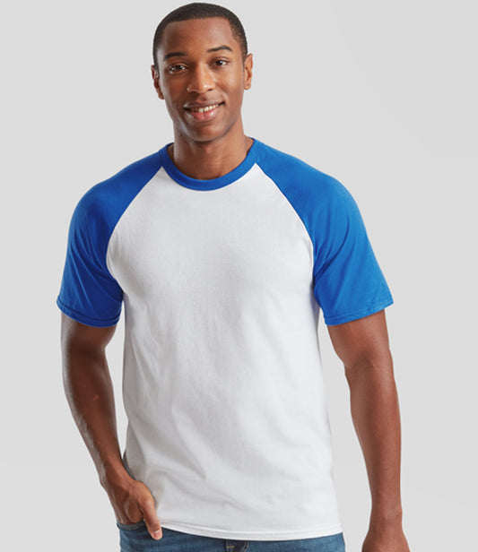 Fruit of the Loom Contrast Baseball T-Shirt