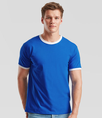 Fruit of the Loom Contrast Ringer T-Shirt