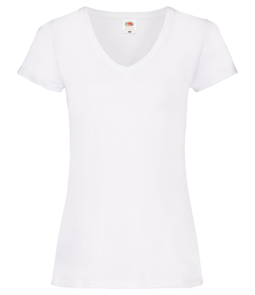 Fruit of the Loom Lady Fit Value V Neck T-Shirt