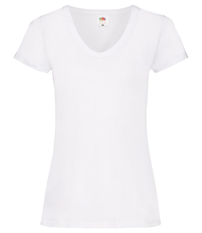 Fruit of the Loom Lady Fit Value V Neck T-Shirt