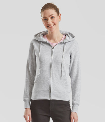 Fruit of the Loom Premium Lady Fit Zip Hooded Jacket