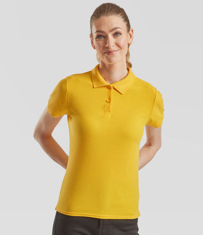 Fruit of the Loom Lady Fit Piqué Polo Shirt