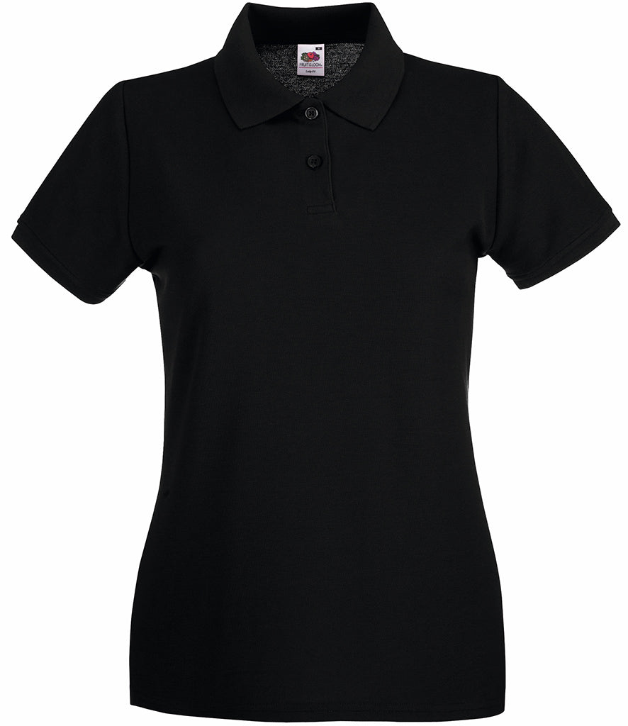 Fruit of the Loom Lady-Fit Premium Cotton PiquÃ© Polo Shirt