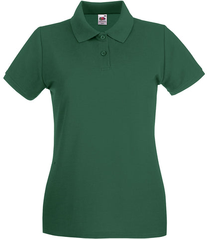 Fruit of the Loom Lady-Fit Premium Cotton PiquÃ© Polo Shirt