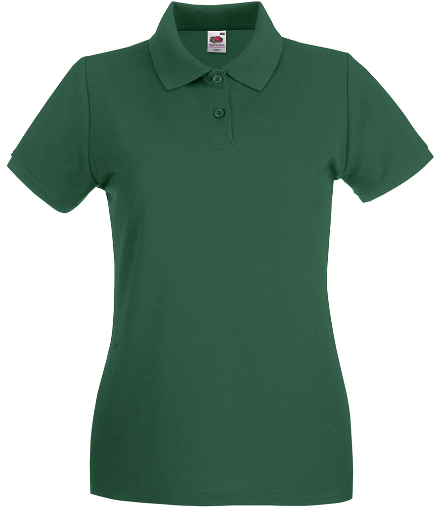 Fruit of the Loom Lady-Fit Premium Cotton PiquÃ© Polo Shirt