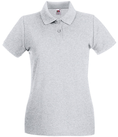 Fruit of the Loom Lady-Fit Premium Cotton PiquÃ© Polo Shirt