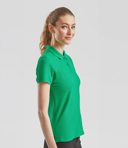 Fruit of the Loom Lady-Fit Premium Cotton PiquÃ© Polo Shirt
