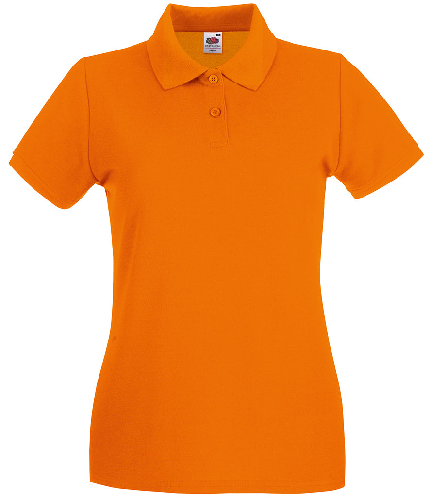 Fruit of the Loom Lady-Fit Premium Cotton PiquÃ© Polo Shirt