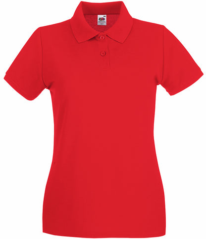 Fruit of the Loom Lady-Fit Premium Cotton PiquÃ© Polo Shirt