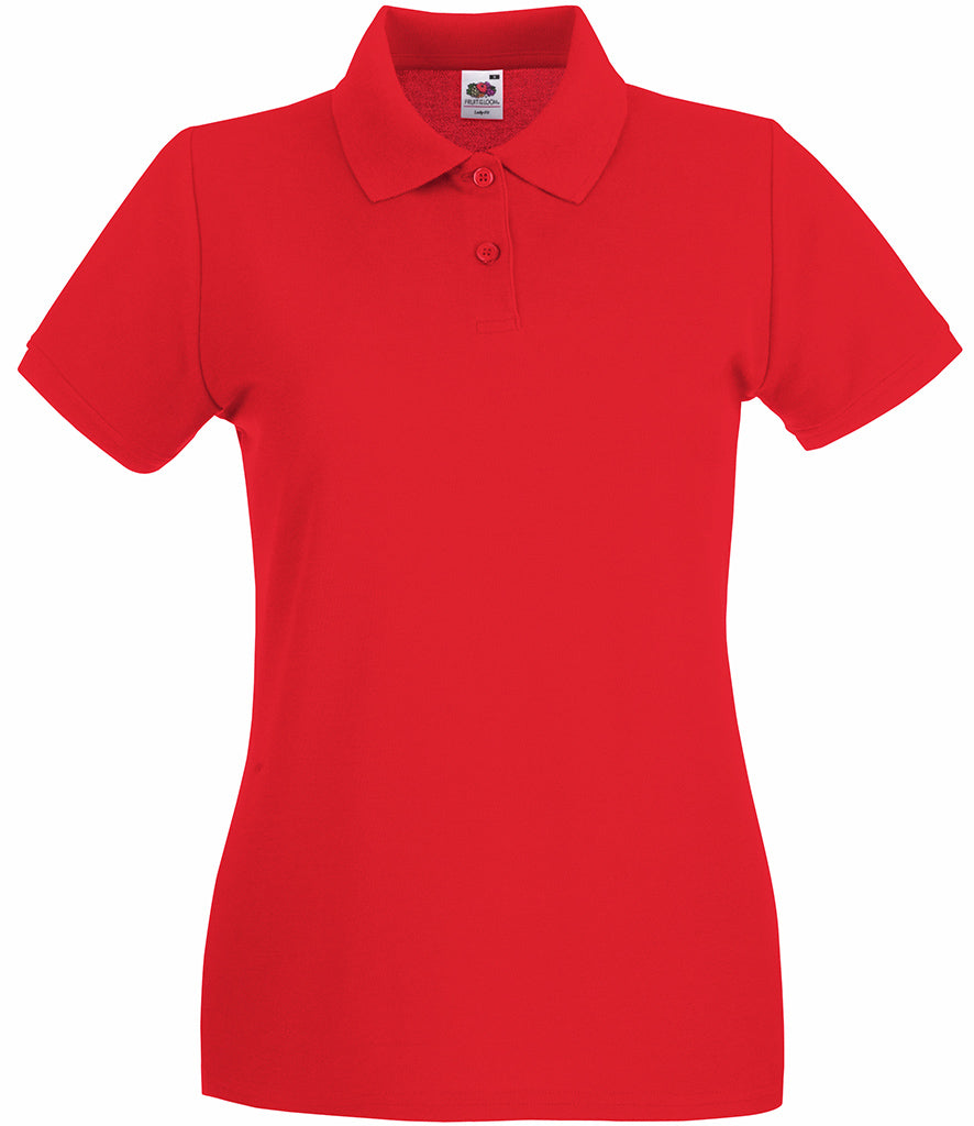 Fruit of the Loom Lady-Fit Premium Cotton PiquÃ© Polo Shirt