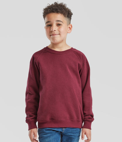 Fruit of the Loom Kids Classic Raglan Sweatshirt